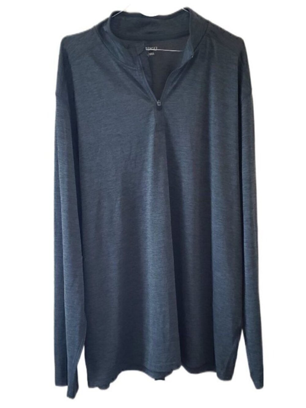BCG Men's Green Long Sleeve 1/4" Zip Pullover